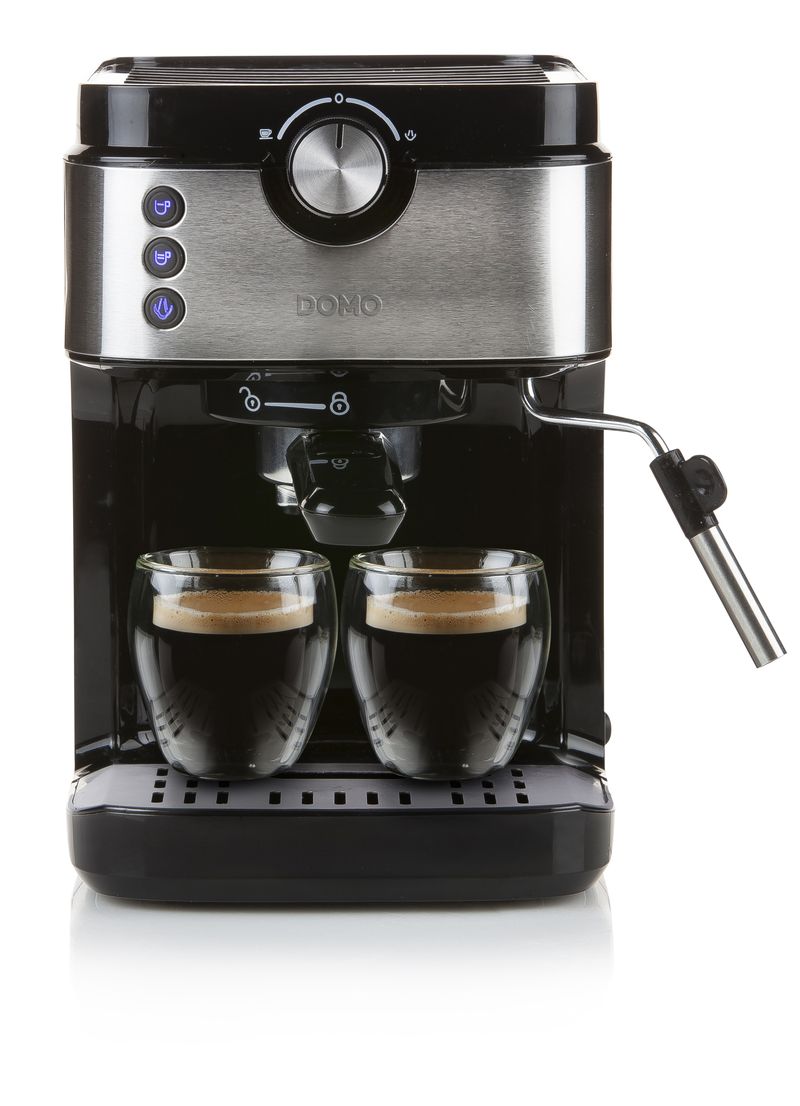 Espresso kávovar pákový - černý - DOMO DO711K